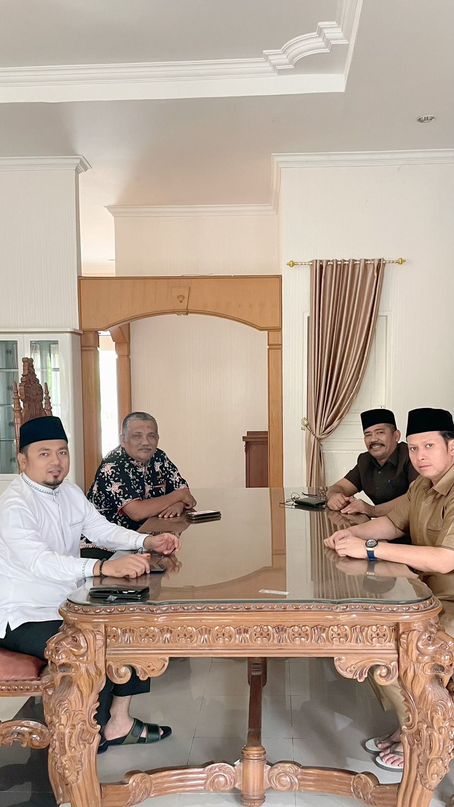 Empat Ketua Parpol Kabupaten Siak Berjumpa, Androy : Silahturahmi Saja