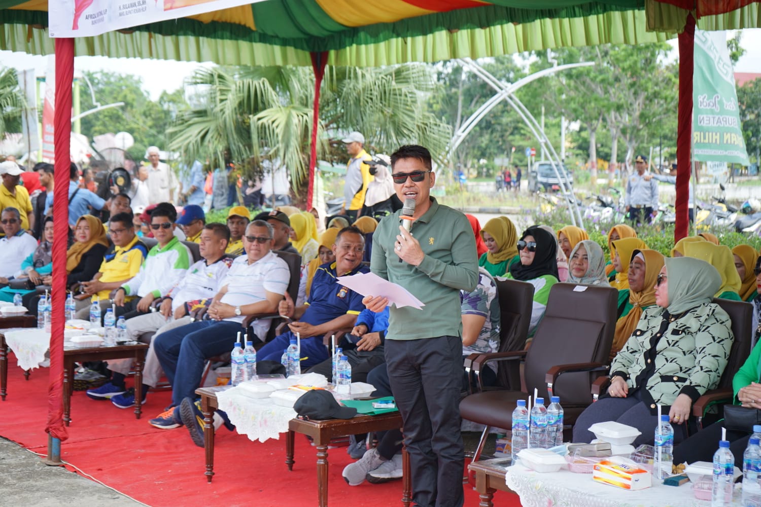 Dibuka Bupati, Hiburan Rakyat Sempena HUT Rohil ke-23 Berlangsung Meriah