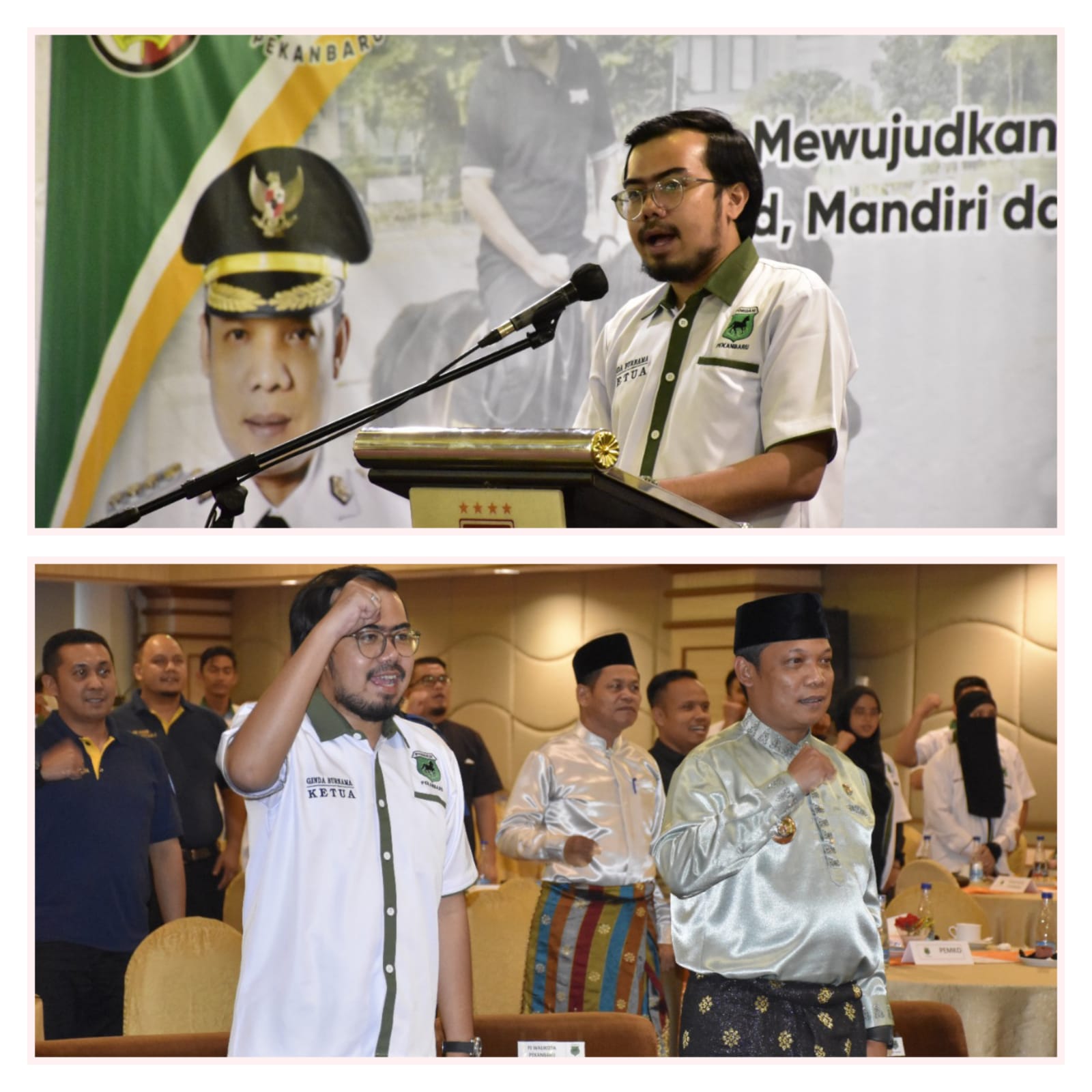 PJ Walikota Pekanbaru Muflihun Hadiri Pelantikan Ginda Burnama Sebagai Ketua Pordasi Pekanbaru