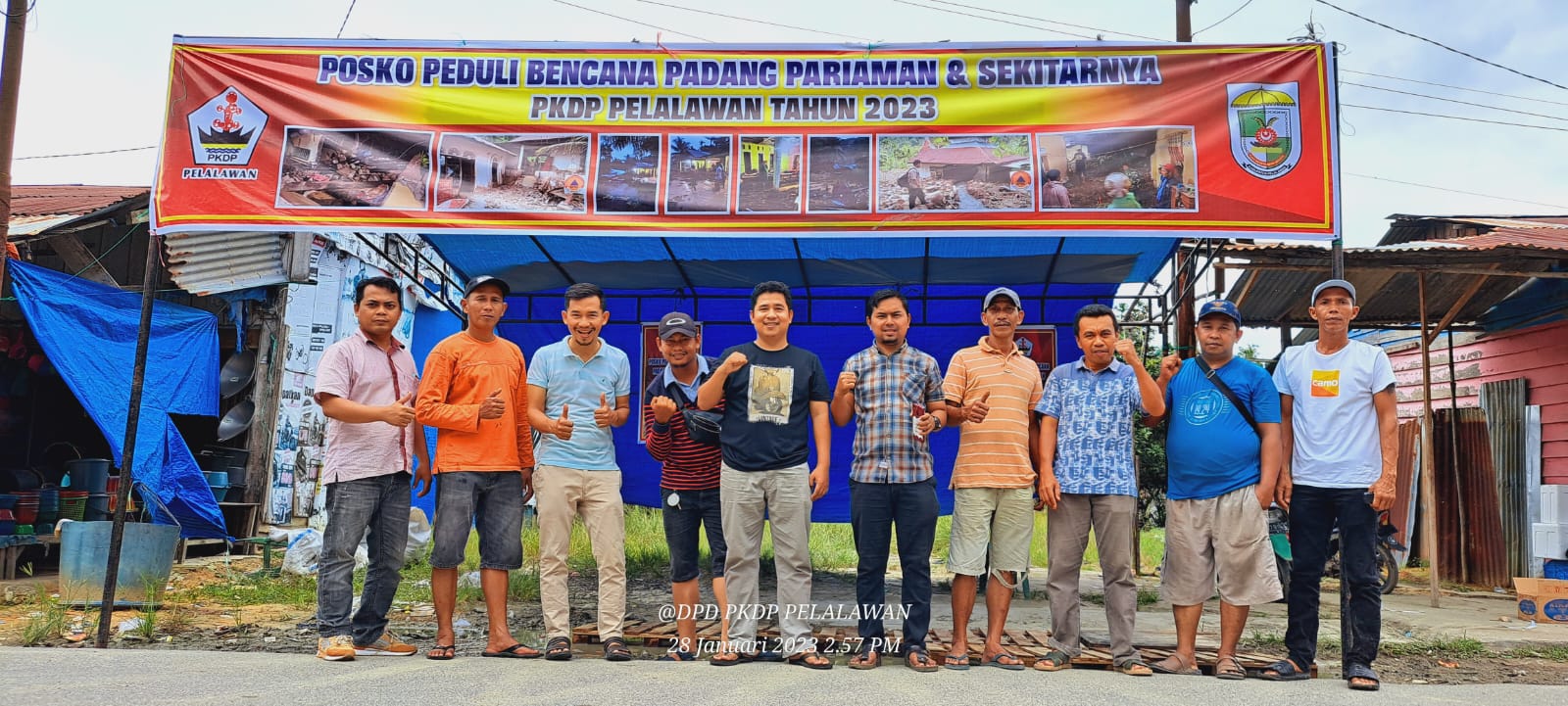 PKDP Pelalawan Galang Dana Untuk Korban Bencana Alam Padang Pariaman