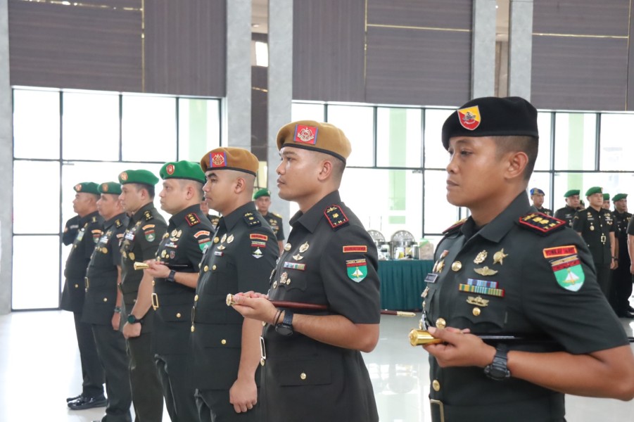 Perkuat Organisasi, Kodam XIX/Tuanku Tambusai Gelar Sertijab dan Pelantikan Pejabat Satuan