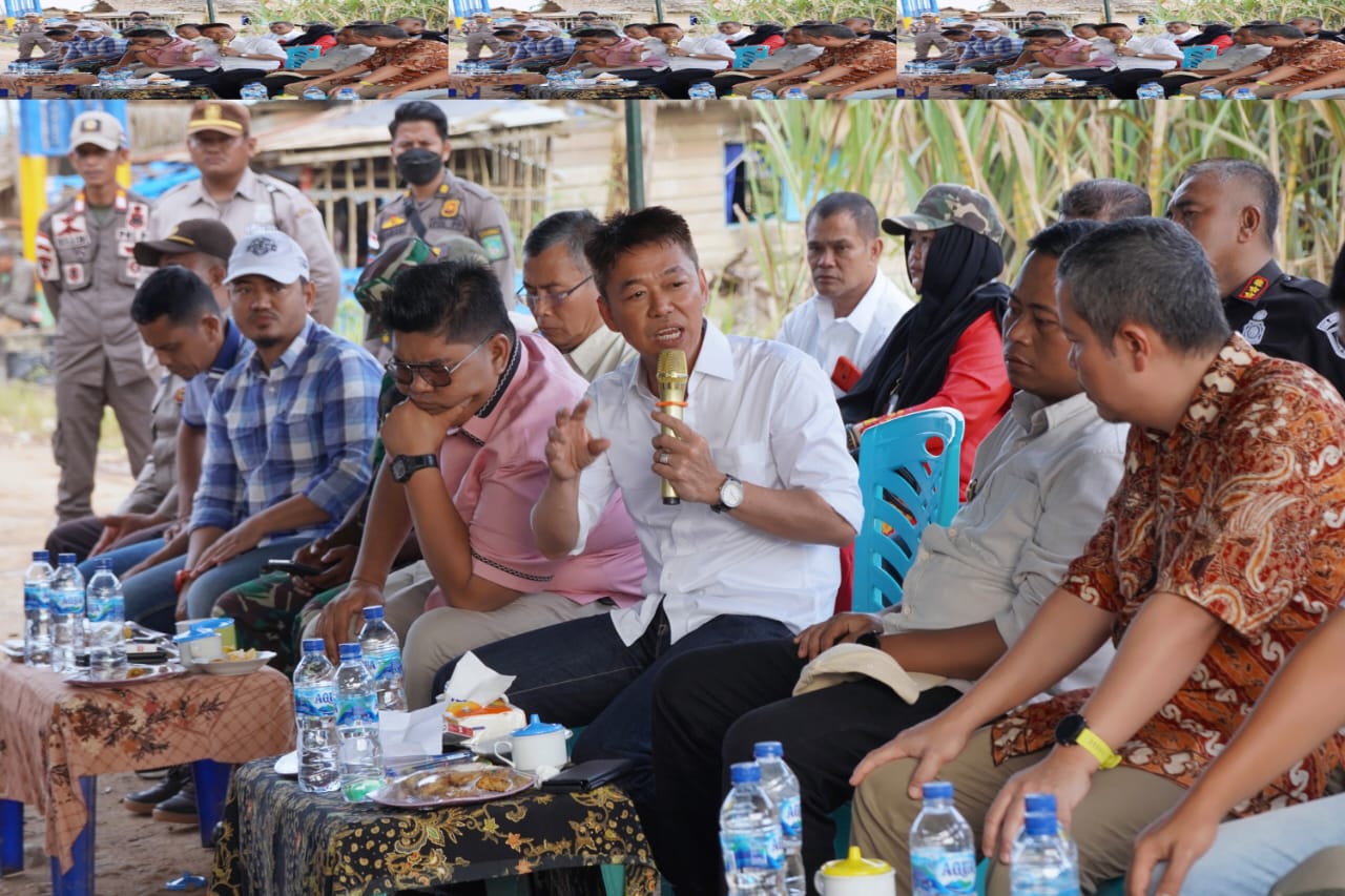 Pemkab Rohil Fasilitasi Masyarakat Kubu Kuba Dengan PT Jatim Dan PHR Bahas Soal Jalan Rusak