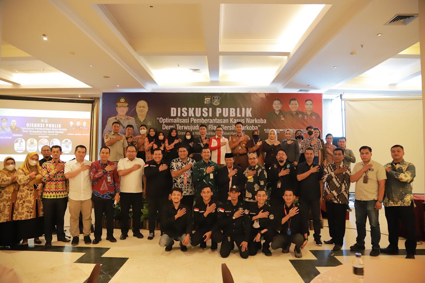 Resah Dengan Maraknya Peredaran Narkoba, Sahabat Polisi Indonesia DPW Riau Gelar Diskusi Publik