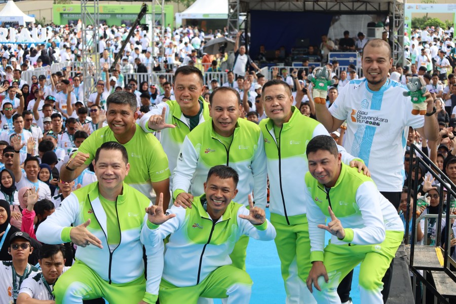 Kodam XIX Tuanku Tambusai Dukung Green Policing, Riau Bhayangkara Run 2026 Satukan TNI, Polri dan Masyarakat