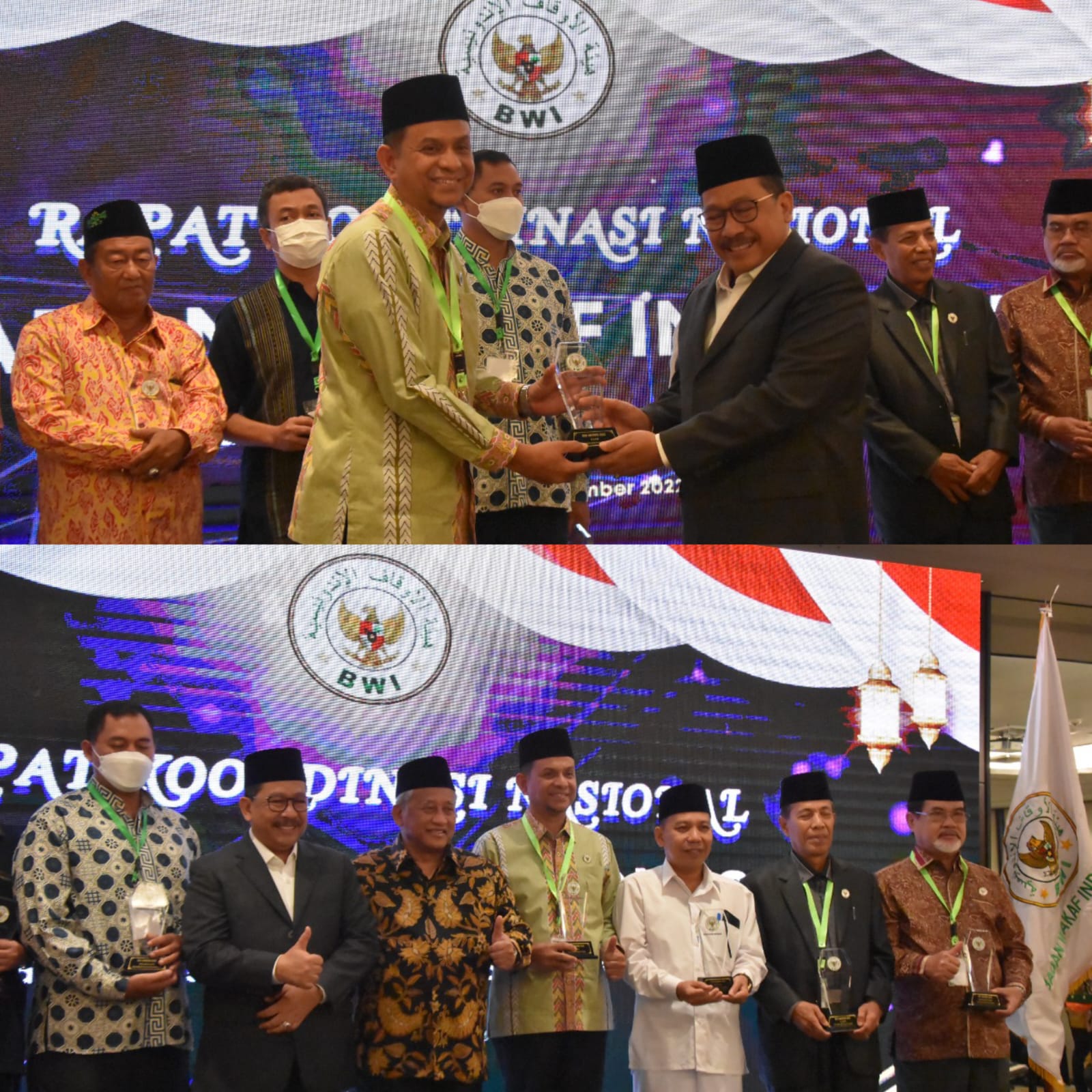 BWI Provinsi Riau Dinobatkan Sebagai Perwakilan BWI Probinsi Terbaik Di Indonesia Tahun 2022