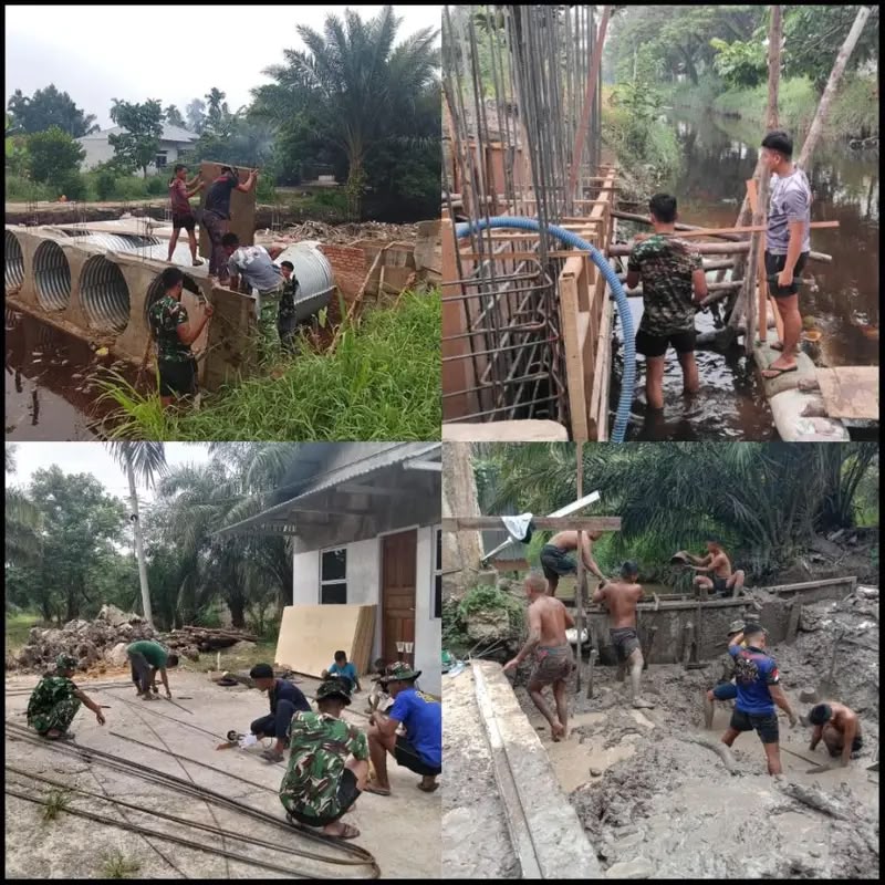 Kodam XIX Tuanku Tambusai Kebut Pembangunan Empat Jembatan Garuda di Pekanbaru, Akses Warga Segera Terhubung