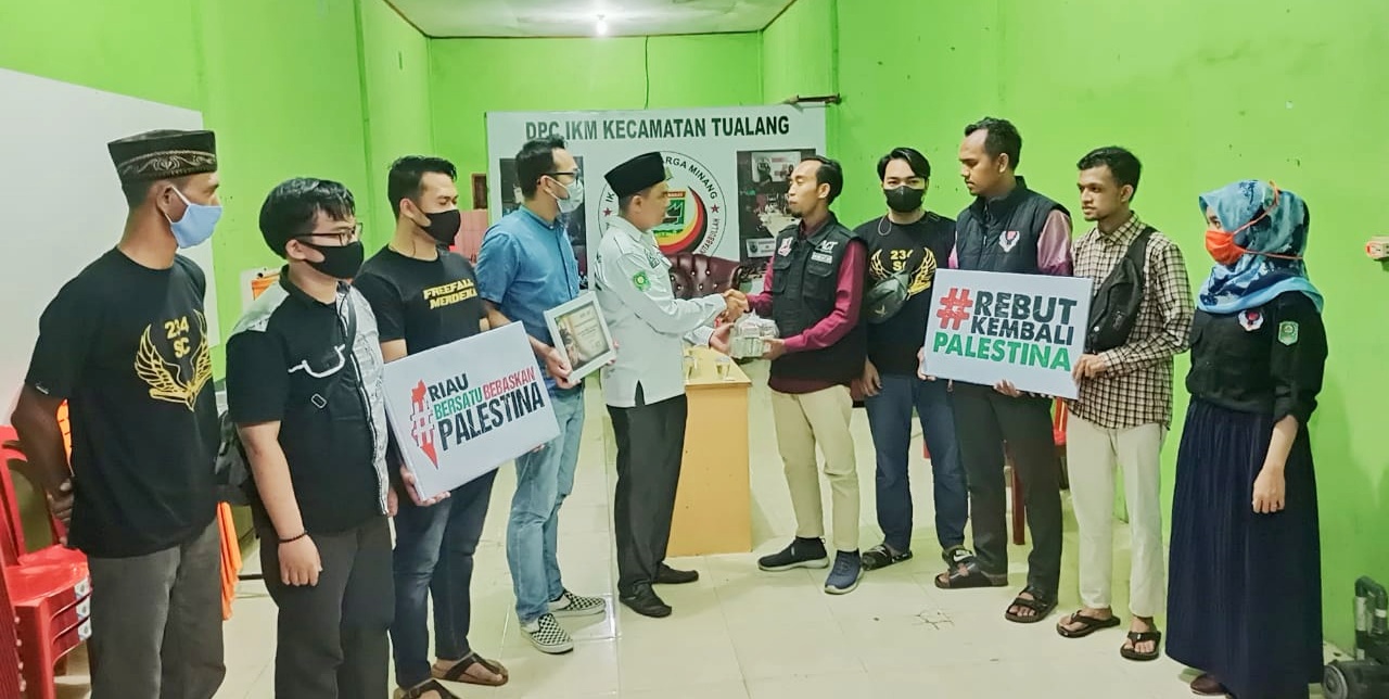 234 SC Regwil Siak Serahkan Bantuan untuk Palestina Lewat ACT Riau