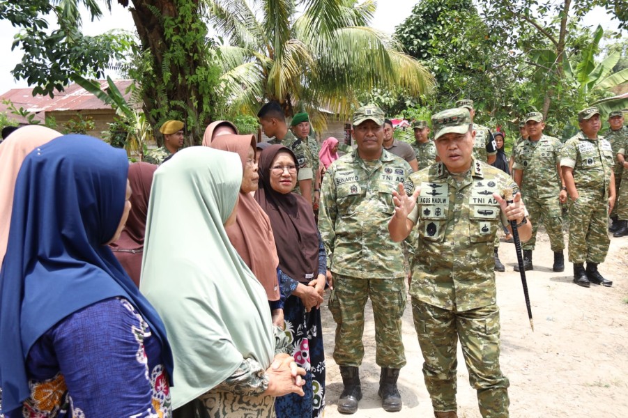Pangdam XIX Tuanku Tambusai Pastikan Manunggal Air Bersih Mengalir untuk Warga Dumai