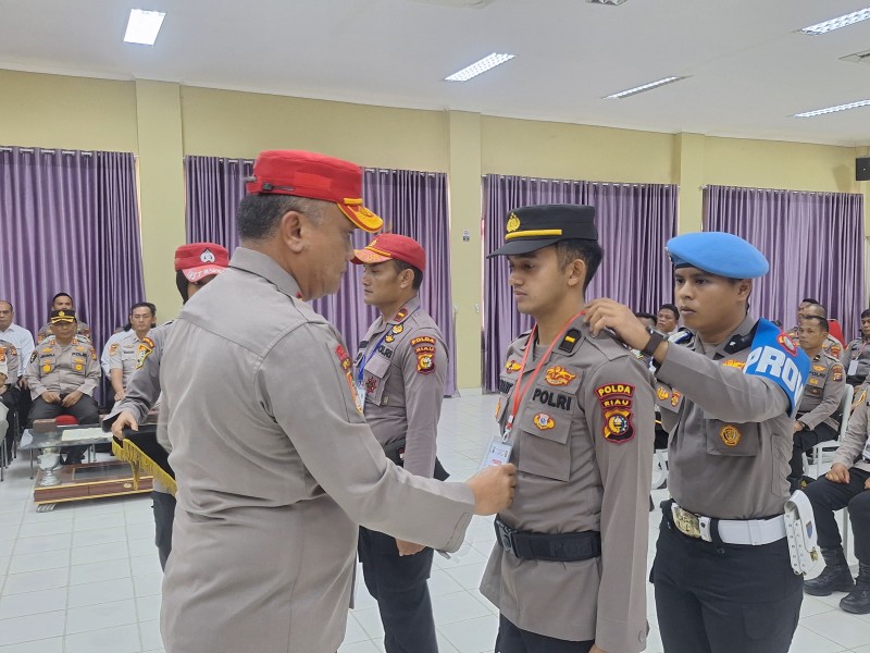 Polda Riau Gelar Pelatihan Kompetensi PAMAPTA, Jadi Garda Terdepan Pelayanan Polri