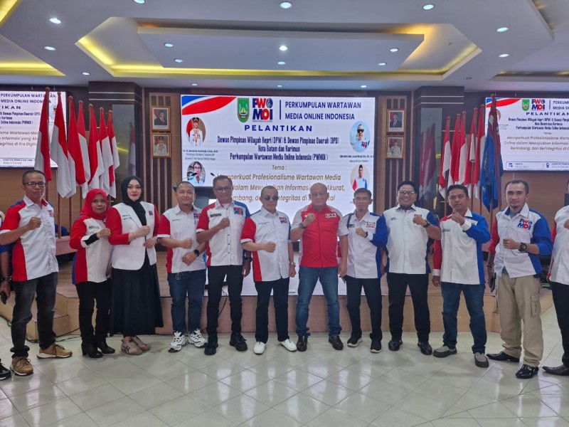 PWMOI Riau Hadiri Pelantikan DPW PWMOI Kepri, Besarkan PWMOI Di Pulau Sumatera