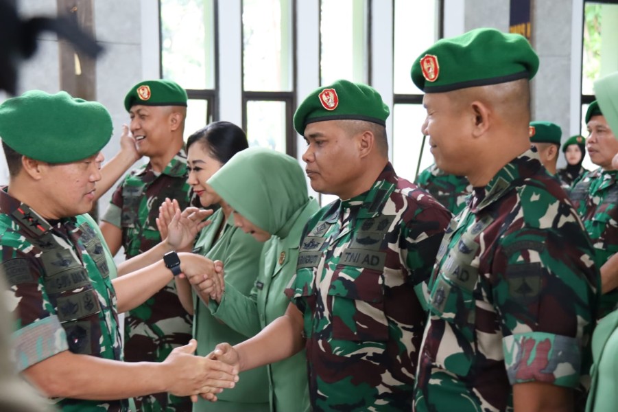 Kodam XIX/ Tuanku Tambusai Gelar Laporan Kenaikan Pangkat Pamen Periode 1 April 2026 