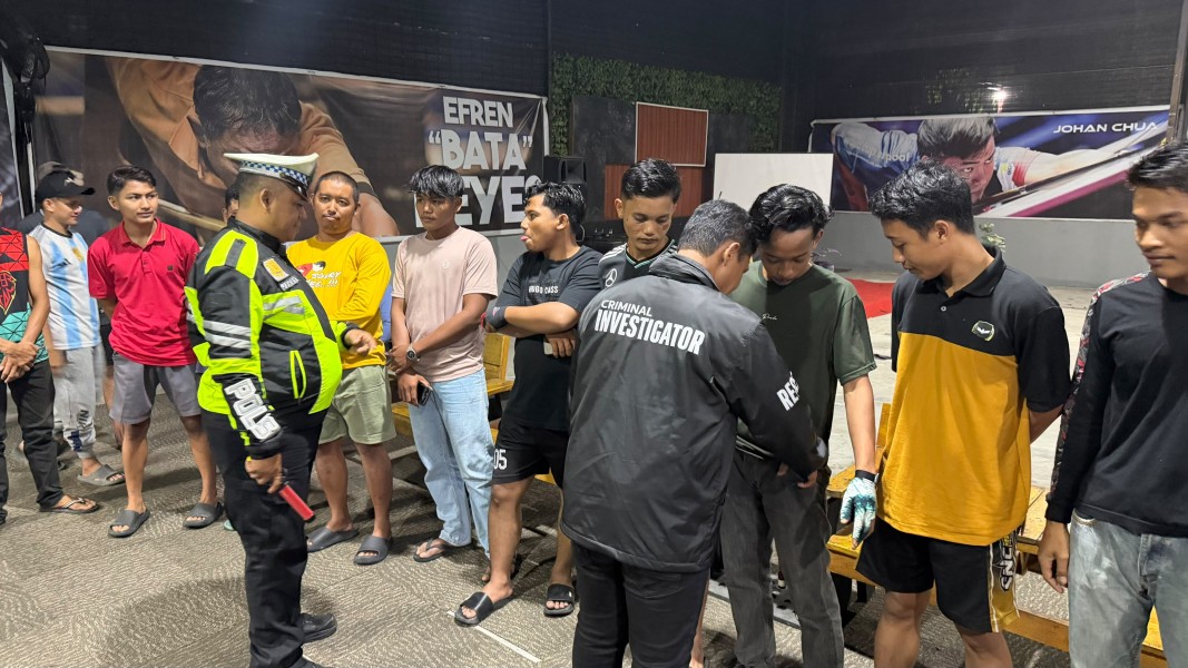 ANTISIPASI PEKAT DAN KEJAHATAN MALAM, POLSEK BANDAR SEI KIJANG GELAR
