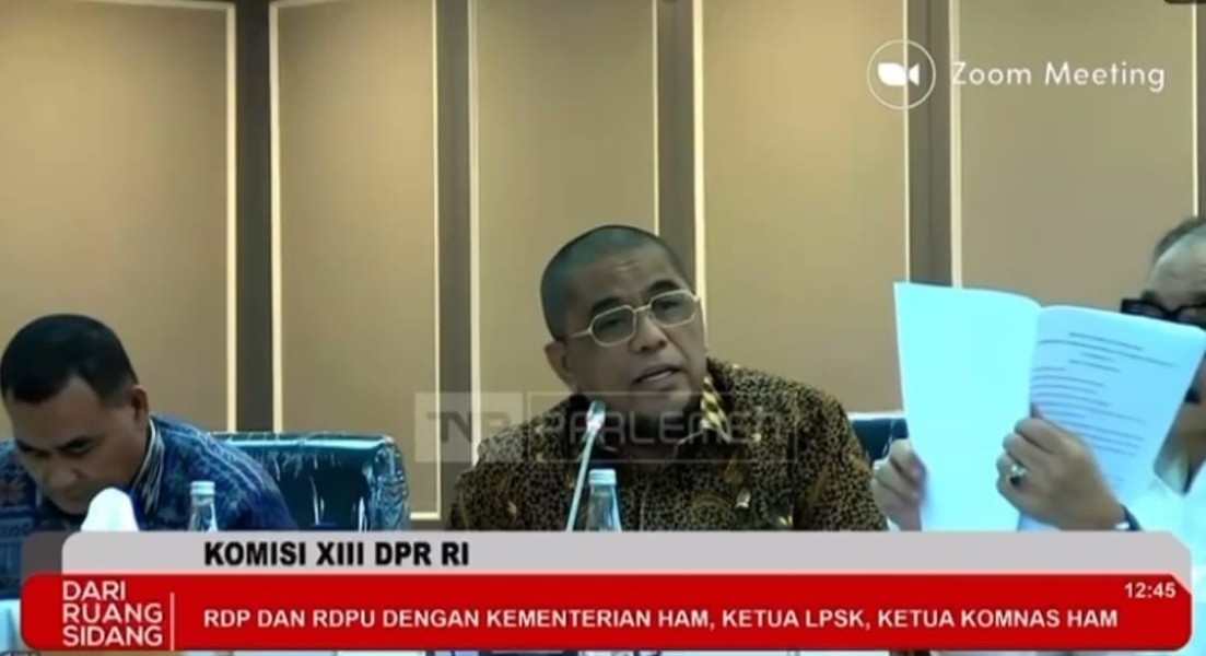 Anggota Komisi XIII DPR RI Fraksi PAN, Arisal Aziz : Meminta Pemerintah Membatalkan Relokasi Warga di Kawasan TNTN Provinsi Riau