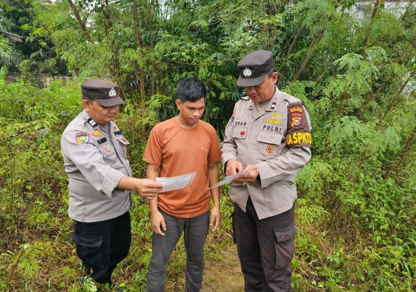 “Cegah Karhutla, Polsek Bandar Sei Kijang Kembali Gelar Patroli dan Sosialisasi”