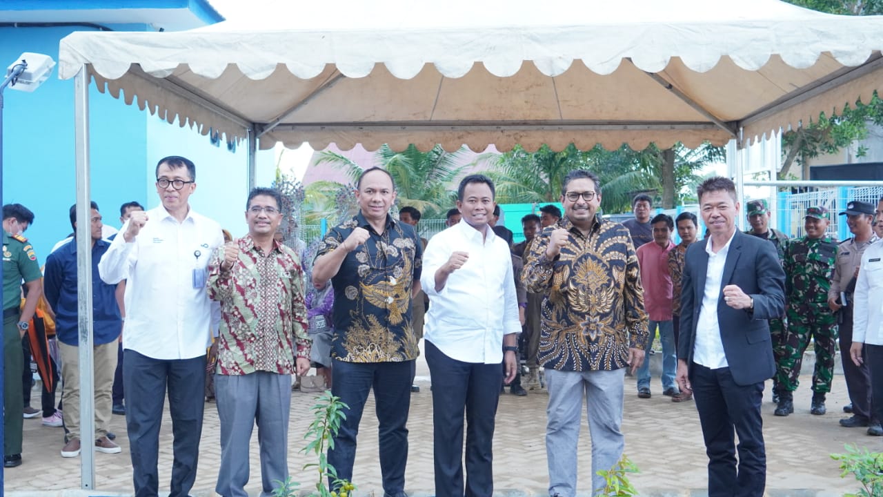 Dihadiri Dirjen Kominfo RI, Afrizal Sintong Resmikan TVRI Stasiun Transmisi Rohil