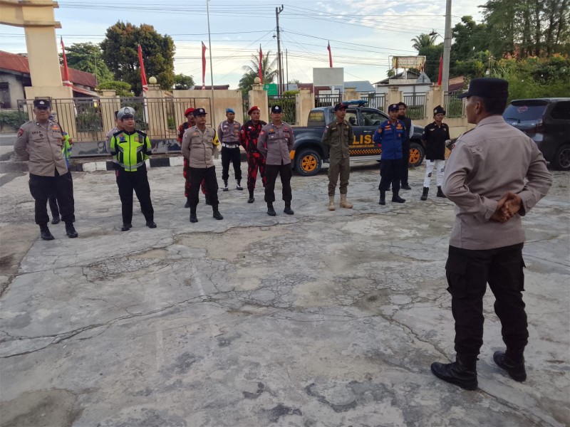 *Polsek Bandar Sei Kijang Laksanakan Patroli Gabungan dalam Rangka Harkamtibmas*