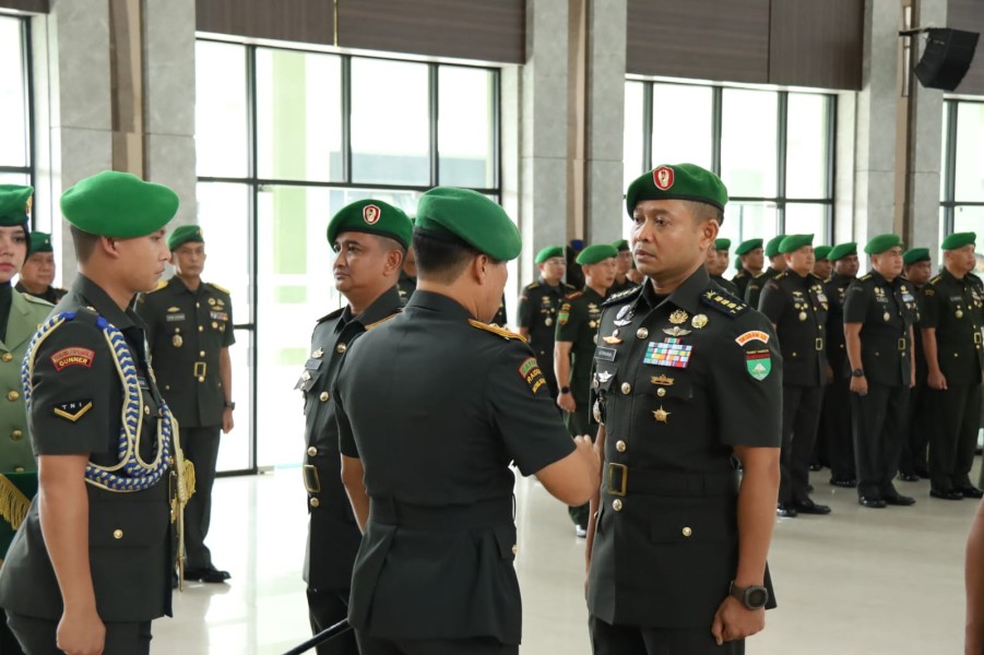 Kodam XIX Tuanku Tambusai Gelar Sertijab Empat Jabatan Strategis, Pangdam Tekankan Loyalitas dan Integritas