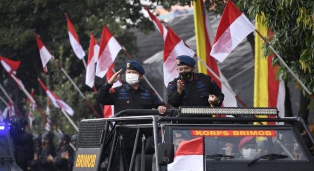 Kapolri Kukuhkan Dankorbrimob Jadi Pati Bintang 3