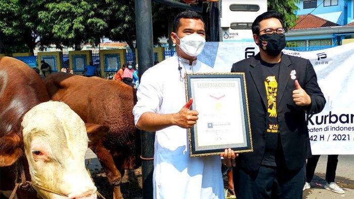 Putra Siregar Pecahkan Rekor Muri Kurban Idul Adha Terbanyak