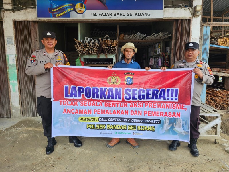 *Polsek Bandar Seikijang Laksanakan Sosialisasi Menolak Premanisme untuk Meningkatkan Keamanan dan Keselamatan Masyarakat*