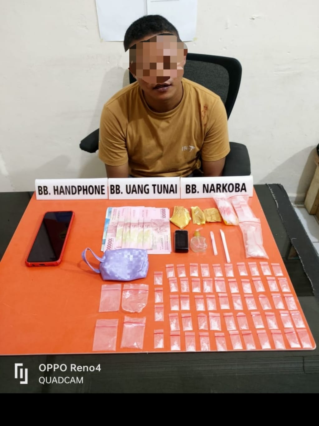 Simpan Sabu Seberat 10,14 Gram, Pelaku Ditangkap Satnarkoba Polres Kampar