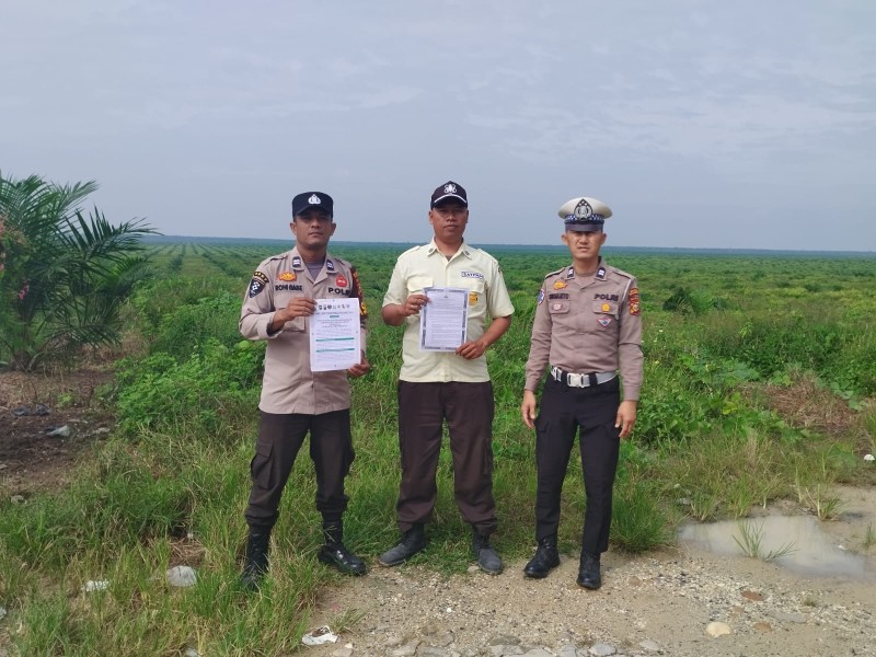 Polsek Bandar Sei Kijang Kembali Laksanakan Patroli Karhutla, Himbauan Telah Efektif Dalam Mencegah Membakar Hutan dan Lahan