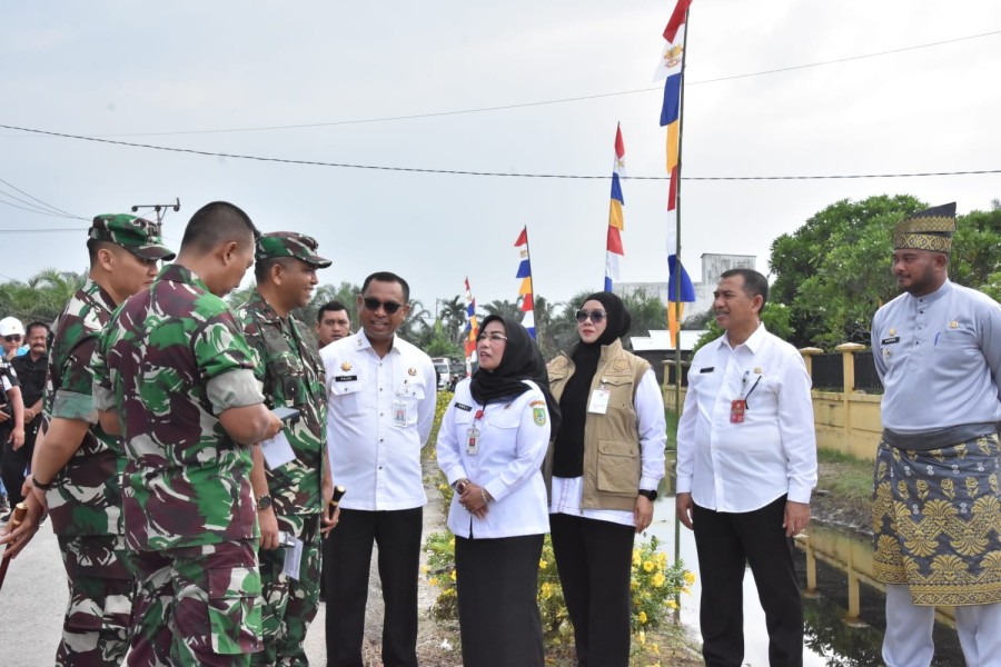 Danrem 031/Wira Bima Langsung Turun ke Lapangan di Rohil, Pastikan Pengamanan RI 2 Berjalan Aman, Tertib, dan Lancar