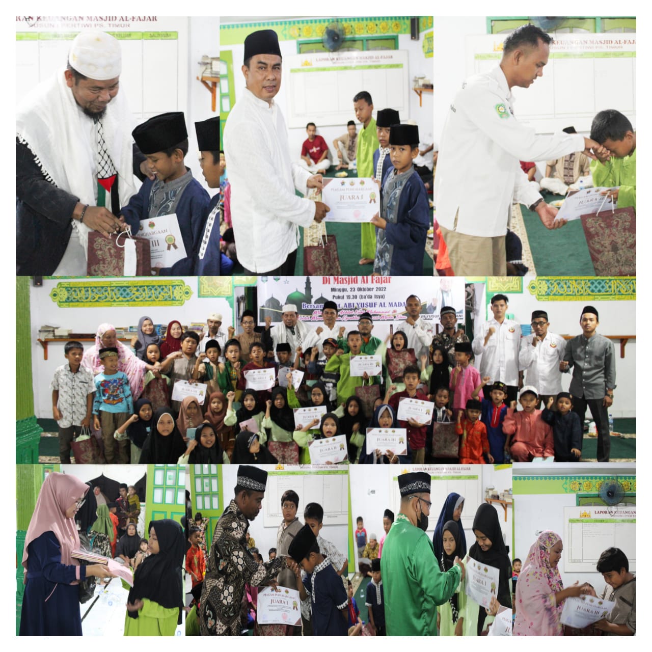 IKM Berkolaborasi Dengan Pemuda Pemudi Mesjid Al-Fajar Kampung Pinang Sebatang Timur Dalam Meperingati Maulid Nabi Muhammad. S.A.W.