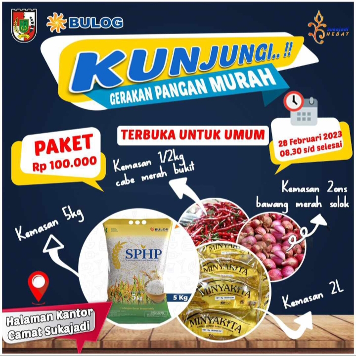 Tekan Inflasi, Besok Pemko Pekanbaru Gelar Pasar Murah Di Halaman Kantor Camat Sukajadi