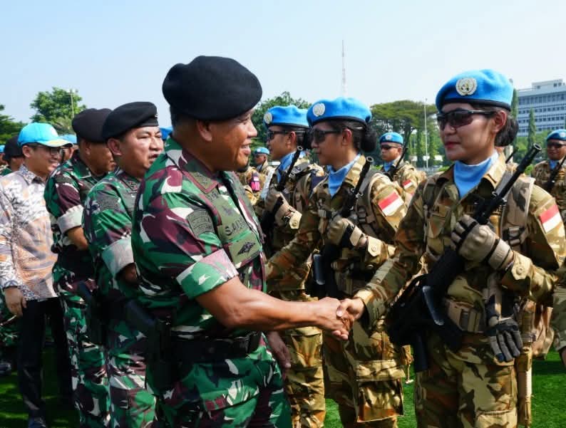 173 Prajurit TNI Tiba Di Tanah Air Pasca Emban Misi Perdamaian