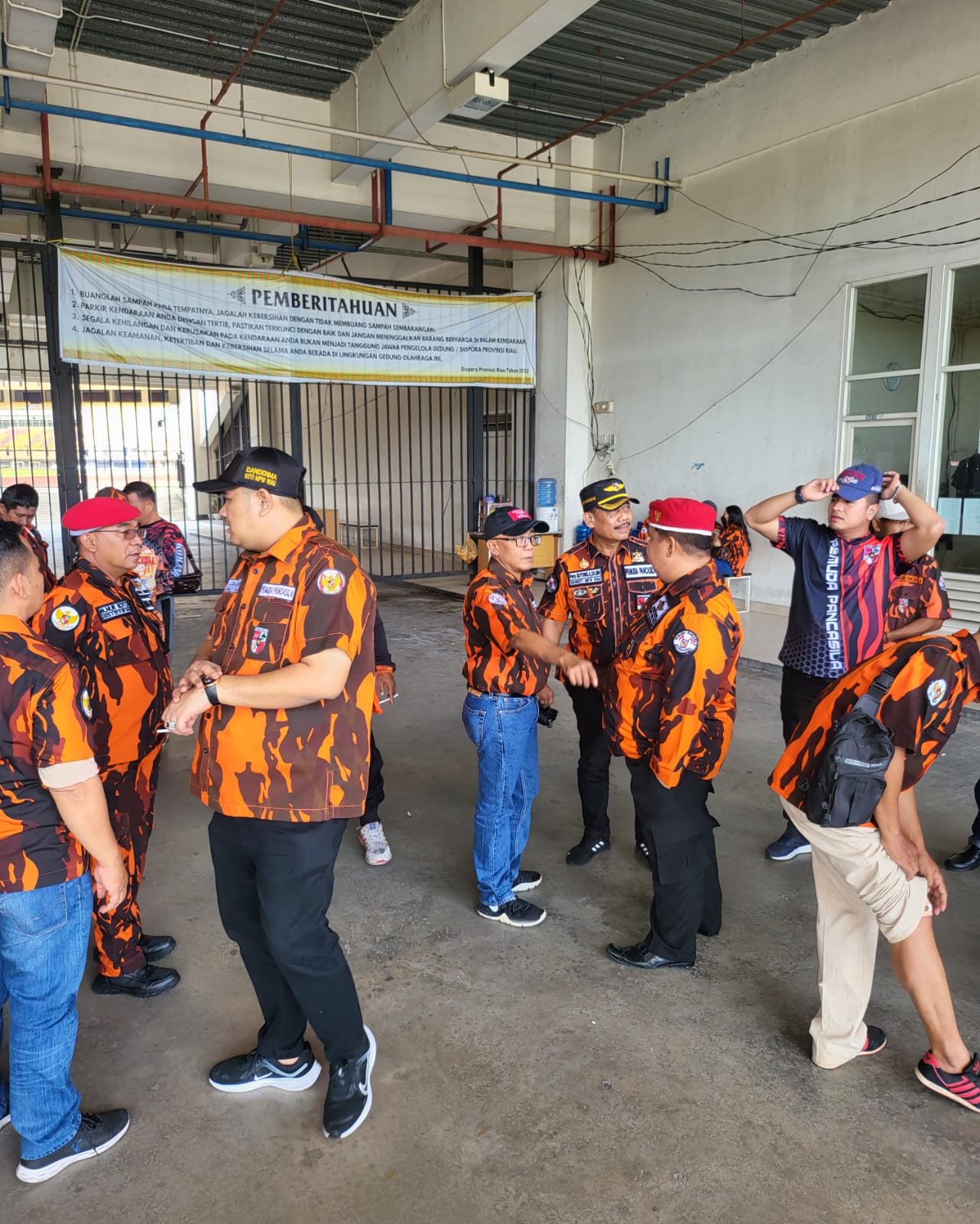 KOMANDAN KOTI MPW PP Riau  Tinjau Latihan Gelar, Kita Jadikan Ormas Pemuda Pancasila yang Profesional,  Bersahaja Serta Berintegritas