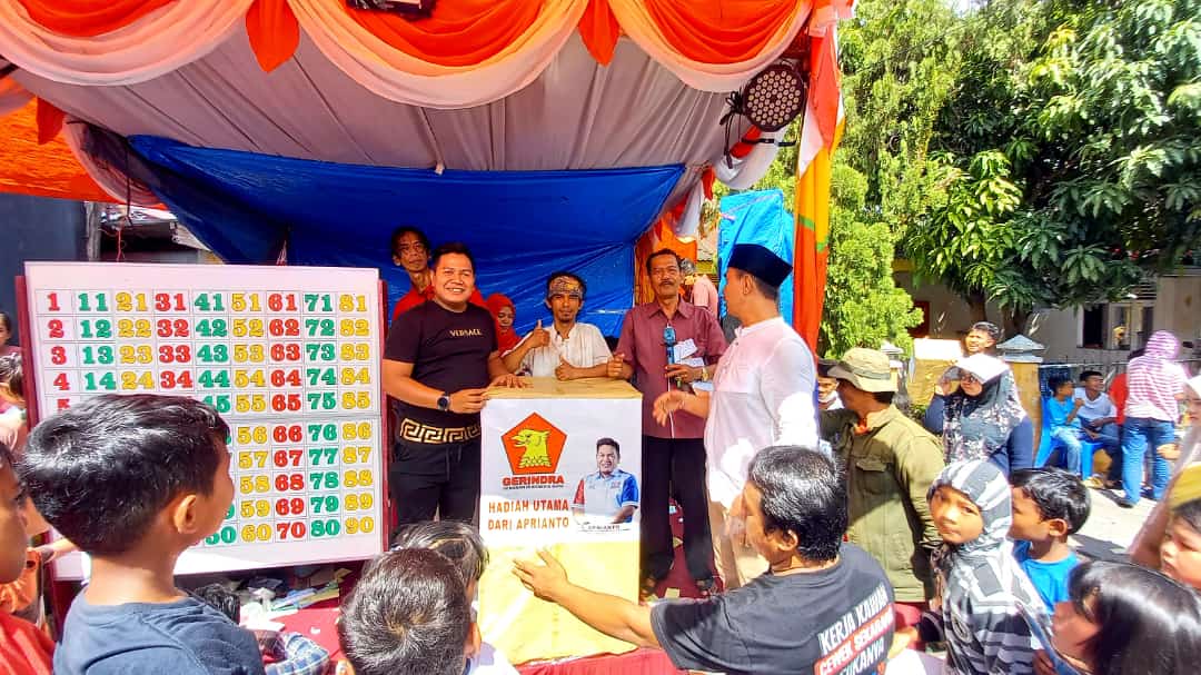 Gagas Semarak HUT ke-77 RI, Aprianto Wakil Bendahara DPD Gerindra Dapat Pujian Dari Anggota DPR RI Komisi III