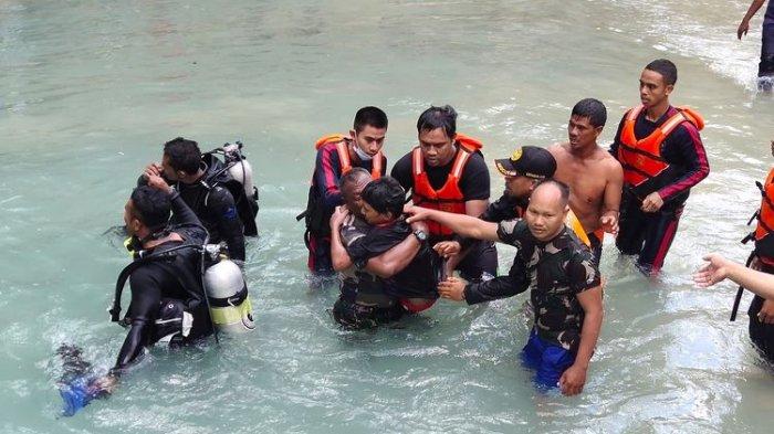 Aipda Joel Bolang Menyelam Selama 20 Menit Demi Selamatkan Anak yang Tenggelam dan Hilang Sehari di Sungai