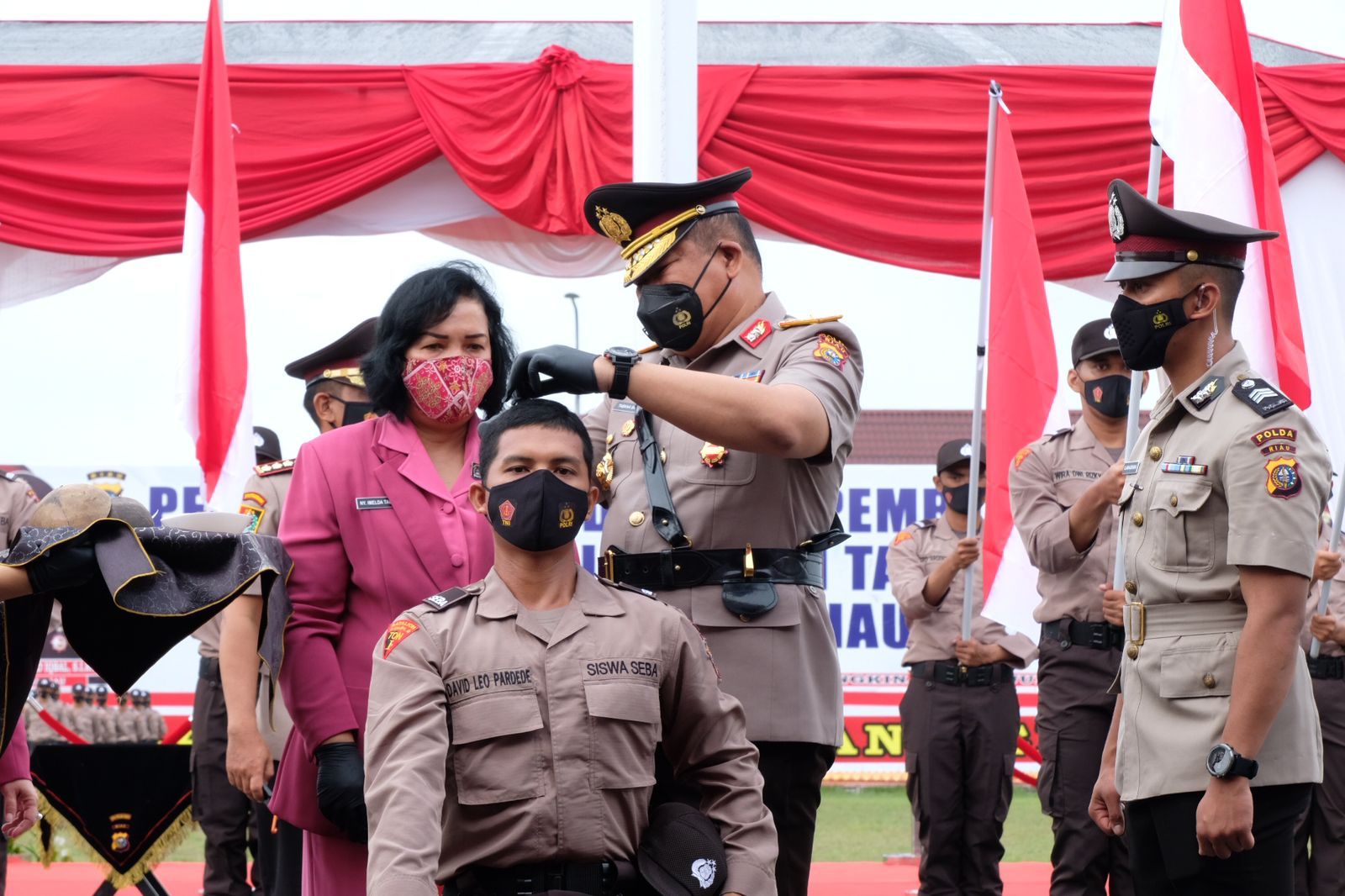 Pendidikan Bagi 191 Calon Bintara Polri Gelombang II Tahun 2022 Resmi Dibuka Wakapolda Riau