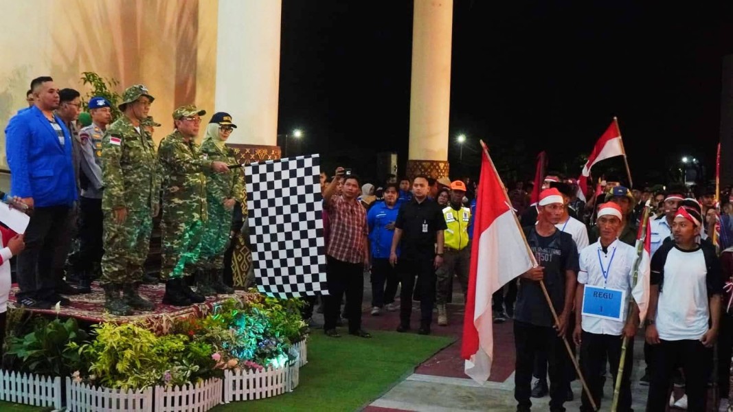 Kenang Sejarah, Ratusan Anak Muda Ikuti Napak Tilas Perjuangan Bagindo Aziz Chan