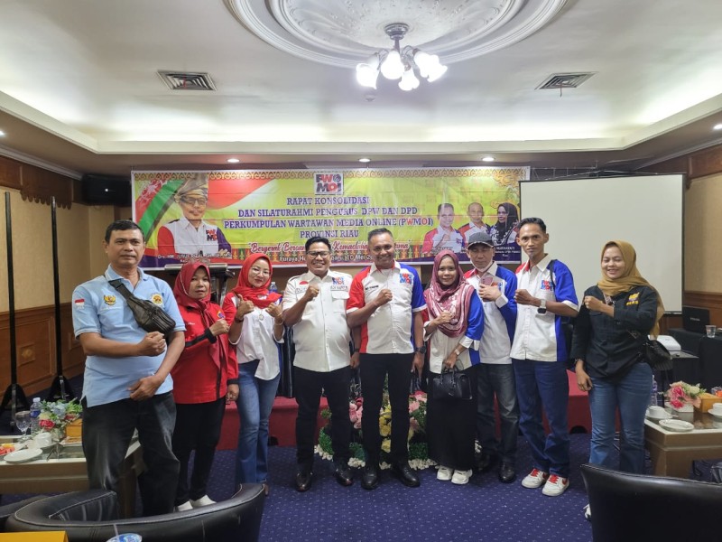 Ketua Perkumpulan Wartawan Media Online Indonesia (PWMOI) Riau Tegaskan Yang Tidak Mau Berkomunikasi Kita Berlawan