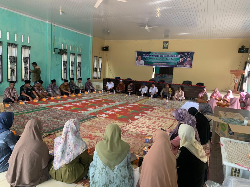 *Bhabinkamtibmas Desa Muda Setia Hadiri Giat Menyambut Tahun Baru Islam 1447 H*