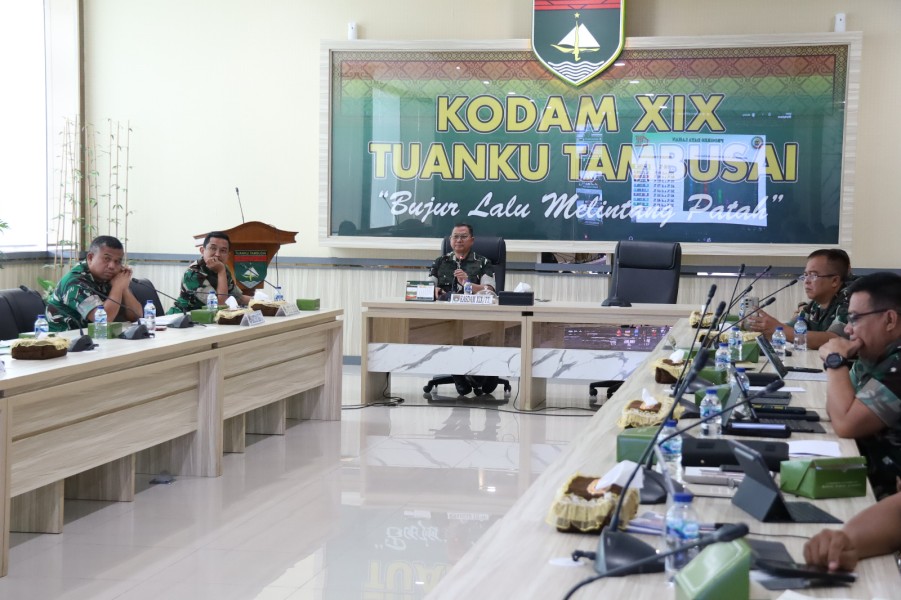 Kodam XIX/Tuanku Tambusai Dorong Percepatan Pembangunan KDKMP di Wilayah Jajaran