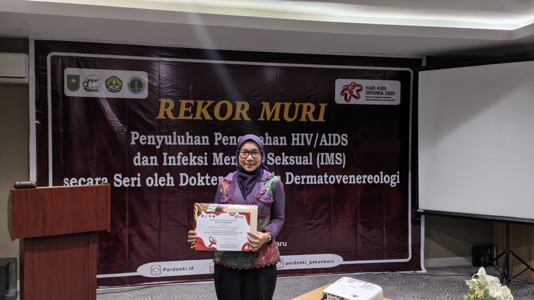 Lapas Pekanbaru Turut Andil Dalam Aksi Nasional Raih Rekor MURI Penyuluhan HIV/AIDS dan IMS