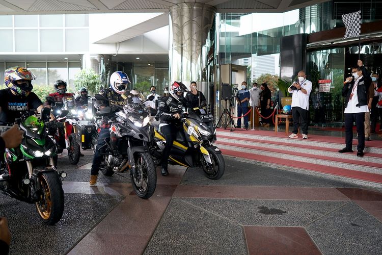 Bangkitkan Sektor Pariwisata, Menparekraf Sandiaga Ajak Komunitas Motor Pulihkan Pariwisata dan ekonomi Kreatif