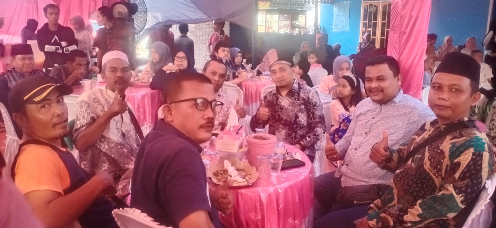 Pengurus Pokja Wartawan Rohil Hadiri, Acara Aqiqah Anak Ketua Kwaci