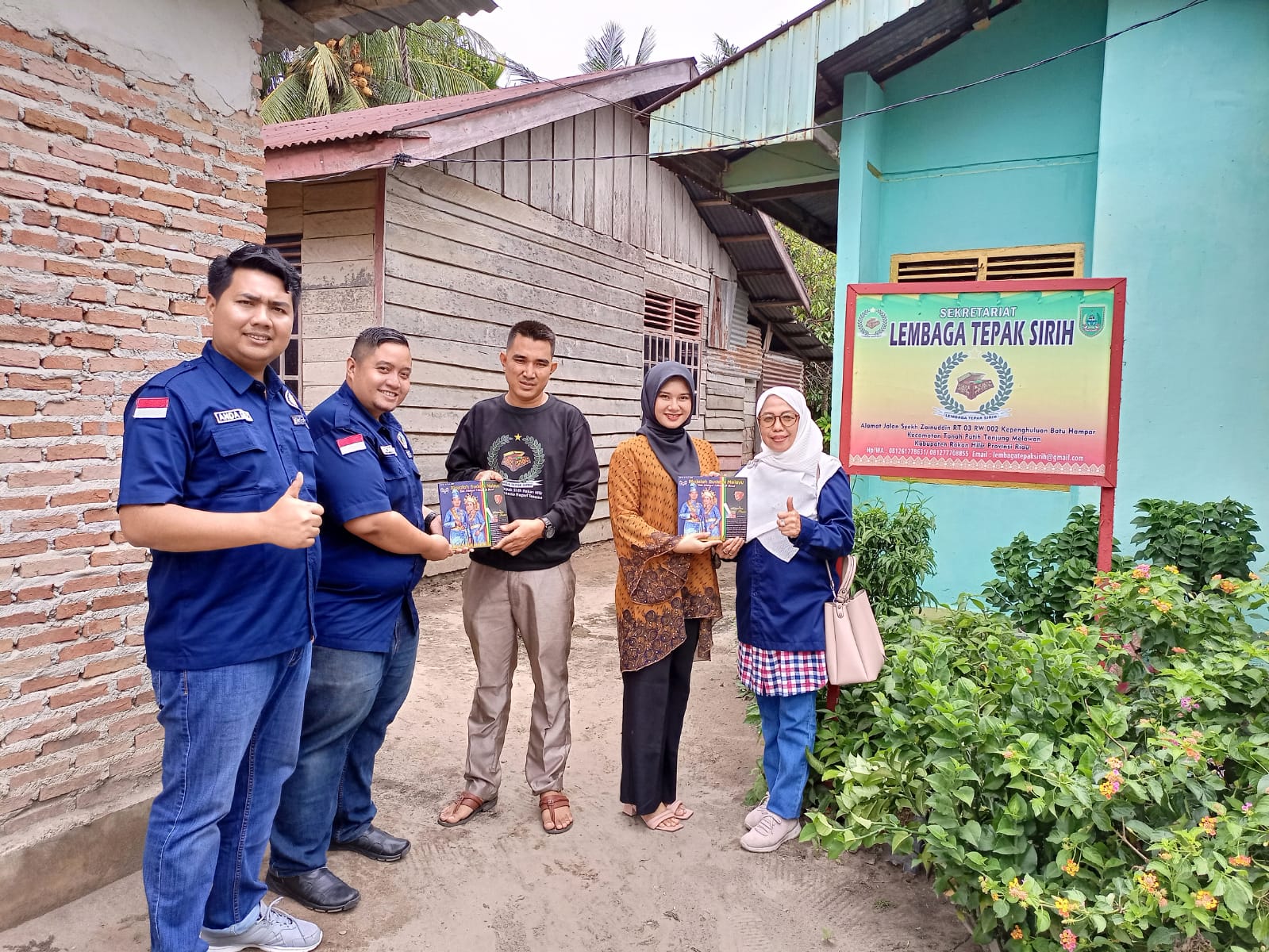 Lembaga Tepak Sirih Terima Kunjungan Forum Keluarga Sungai Rokan (FKSR) Riau Di Tanah Putih Tanjung Melawan