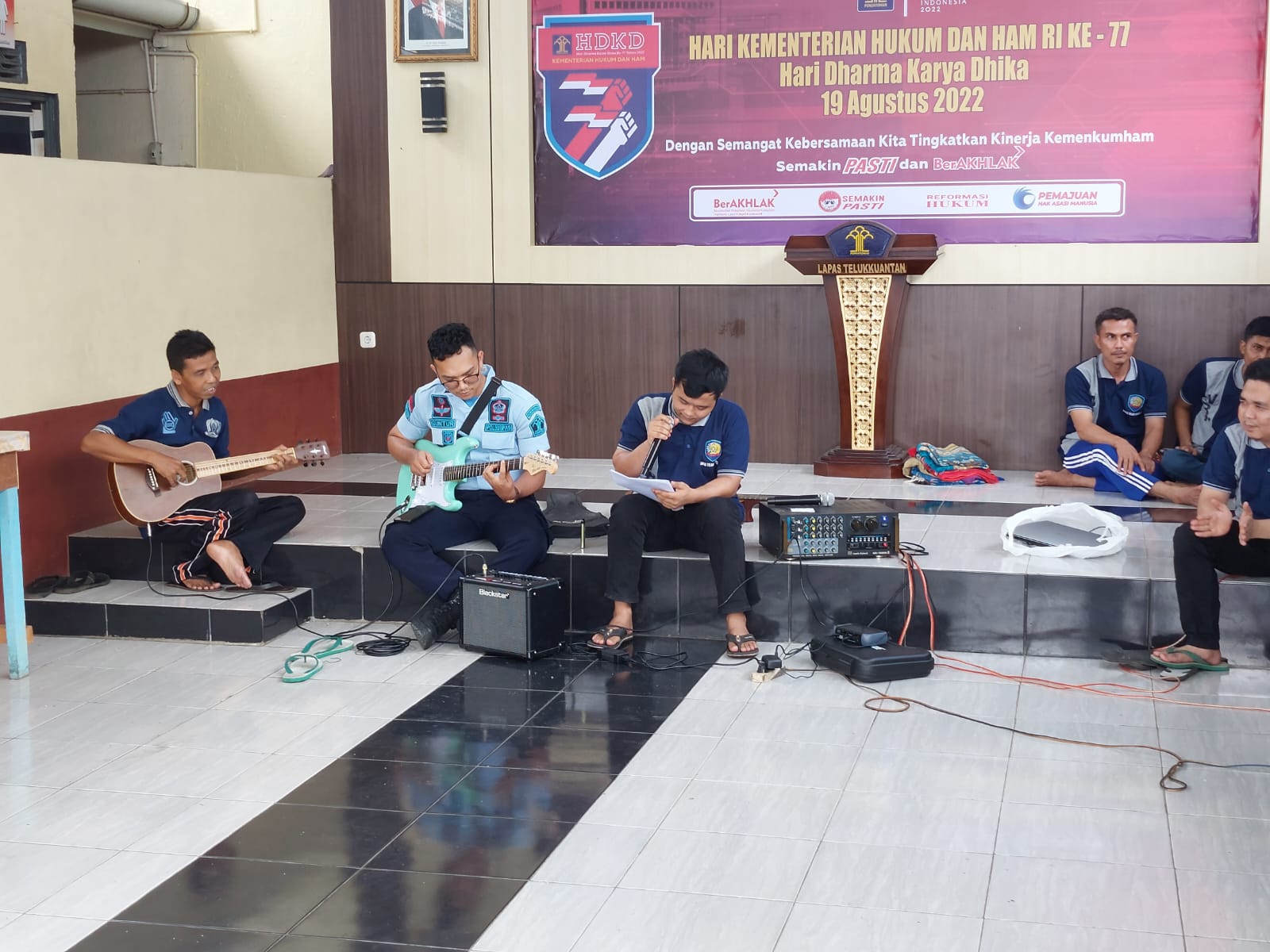 Akrab Dan Mengayomi, Begini Keseharian Petugas Lapas Teluk Kuantan Dan Warga Binaannya