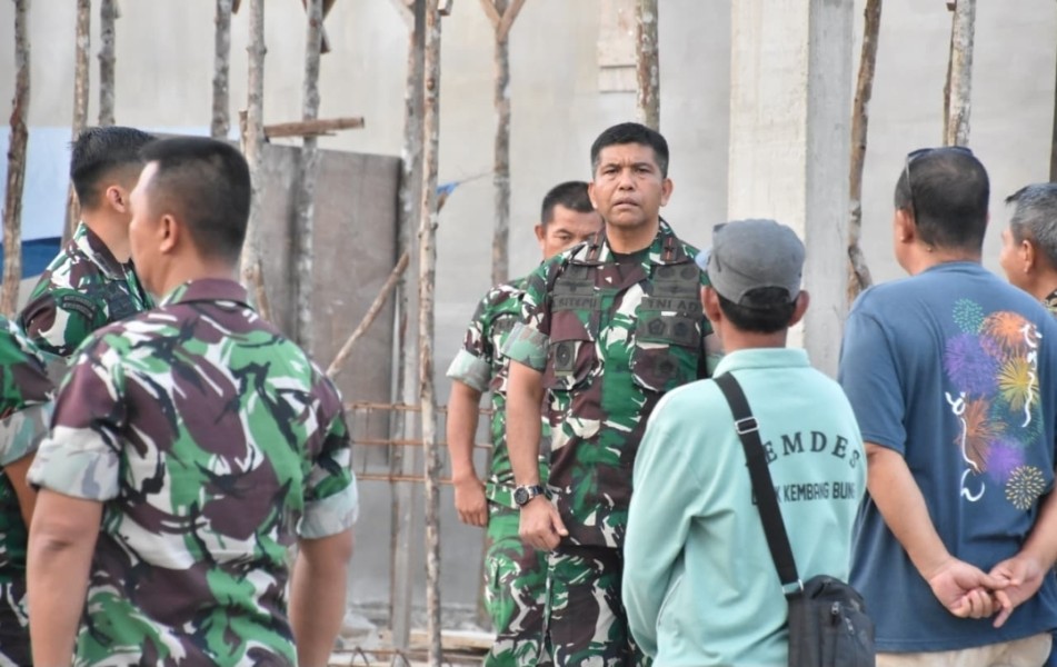 Danrem 031/Wira Bima Tinjau Langsung Pembangunan KDKMP di Kabupaten Pelalawan