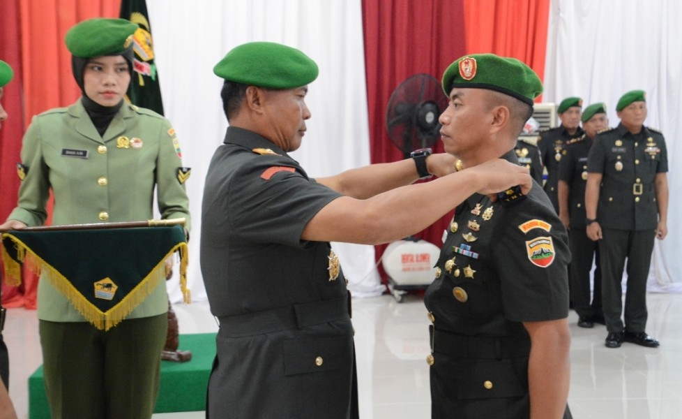 Sertijab kodim 0321/ Rohil Serta Pengarahan Danrem 031/Wira Bima