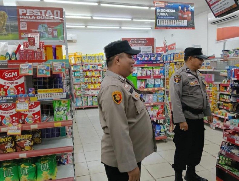 Polsek Bandar Sei Kijang Laksanakan KRYD, Himbauan Untuk Meningkatkan Keamanan Dalam Berdagang