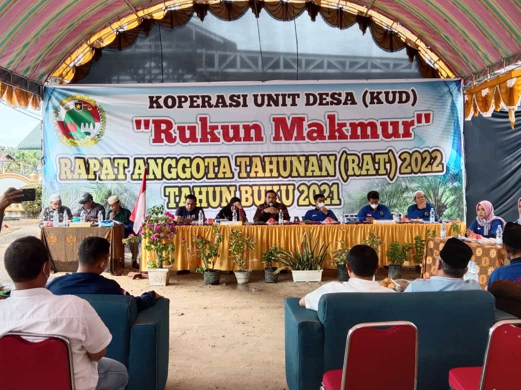 KUD Rukun Makmur Sukses Gelar RAT Tahun Buku 2021