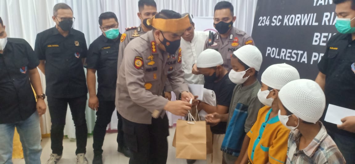 234 SC Korwil Riau Dan 234 SC Regwil Pekanbaru Laksanakan Khitanan Massal Bersama Polresta Pekanbaru dan Polsek Tampan