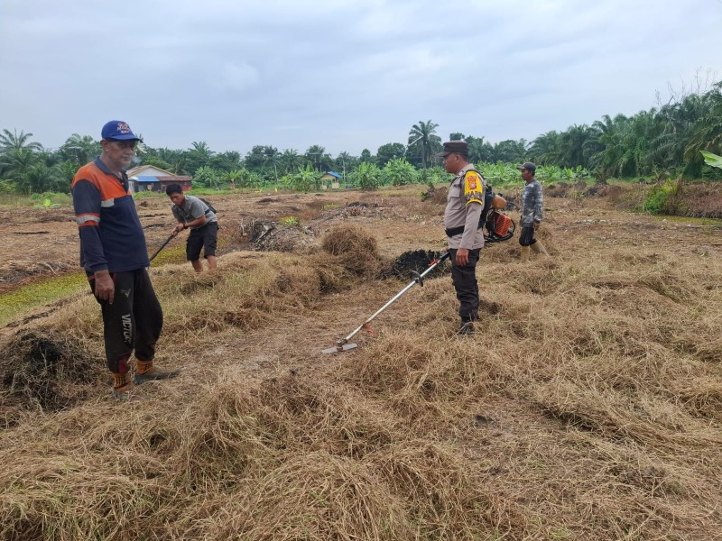 Bhabinkamtibmas dan Bumkep Bersinergi, Program Jagung Ketahanan Pangan Masuki Tahap Persiapan