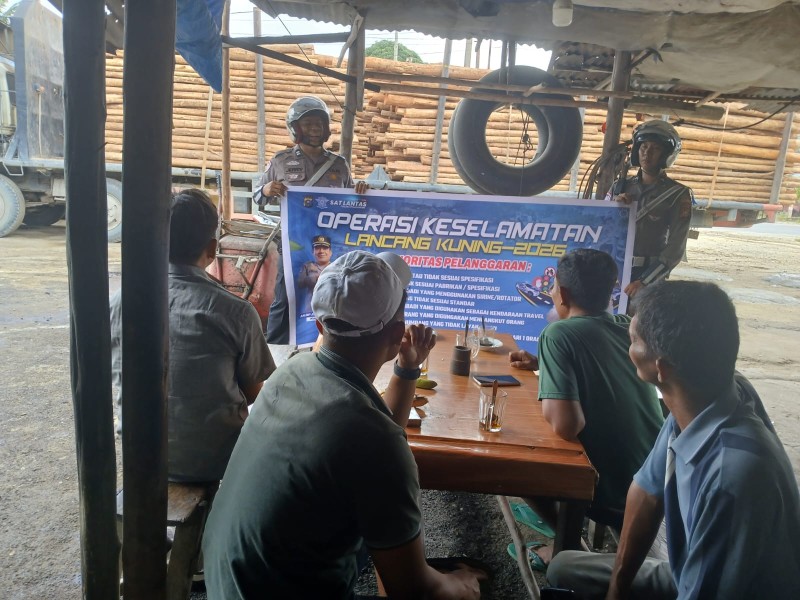 Polsek Bandar Sei Kijang Laksanakan Sosialisasi Keselamatan Berlalu Lintas